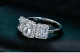 Dazzling 1 Carat Radiant Cut Lab Diamond Luxury Ring - Rings Universe