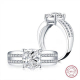 Fabulous 3.9 Carat Cushion Cut Lab Diamond Luxury Ring - Rings Universe