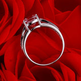 Fabulous 3.9 Carat Cushion Cut Lab Diamond Luxury Ring - Rings Universe