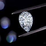 Captivating 2.3 carat Pear Cut Lab Diamond Luxury Wedding Ring - Rings Universe
