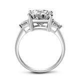 Beautiful 5 Ct Classic Round Cut Sona Diamond  Engagement Ring - ringsuniverse