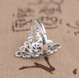 Fashion Retro Silver Color Large Rings For Women - Rings Universe