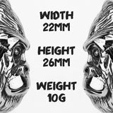 Stainless Steel Men Rings Gorilla Monkey Punk Hip Hop Cool Personality for Male Boyfriend Jewelry Creativity Gift Wholesale - ringsuniverse