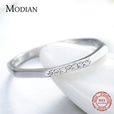 New Design Silver Stylish Stackable AAA+ CZ Diamonds Ring - Rings Universe