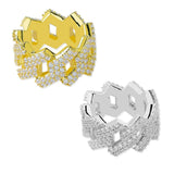 Top Quality Zirconia Bling Ice Out CZ Hip Hop Ring - ringsuniverse