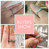 Fashion AAA+ Quality CZ Diamonds Crown Ring - Rings Universe