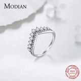 Fashion AAA+ Quality CZ Diamonds Crown Ring - Rings Universe