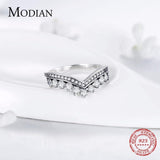 Fashion AAA+ Quality CZ Diamonds Crown Ring - Rings Universe