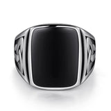 Odin Symbol Norse Viking Signet Ring - ringsuniverse