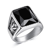 Odin Symbol Norse Viking Signet Ring - ringsuniverse