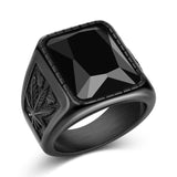 Odin Symbol Norse Viking Signet Ring - ringsuniverse