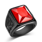 Odin Symbol Norse Viking Signet Ring - ringsuniverse