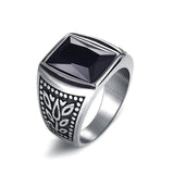 Odin Symbol Norse Viking Signet Ring - ringsuniverse