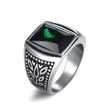 Odin Symbol Norse Viking Signet Ring - ringsuniverse