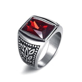 Odin Symbol Norse Viking Signet Ring - ringsuniverse