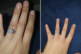 Luxury Big 9mm 3.0ct Lab Diamond Solitaire Ring - Rings Universe