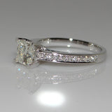 Fashion Silver AAA+ Zircon Diamonds Engagement Wedding Ring - Rings Universe