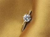 Exquisite Eternity 1ct AAA+ Quality Cz Diamond Ring - ringsuniverse