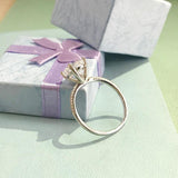 3 Carat Ring Silver Solitaire AAA+ Quality CZ Diamond Ring