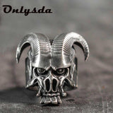 Unique Satanic Demon Sorath Skull Ring