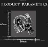 Unique Satanic Demon Sorath Skull Ring - ringsuniverse