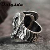 Unique Satanic Demon Sorath Skull Ring - ringsuniverse
