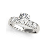 Luxury Jewelry 2pcs Round Sona Diamond Rings Set - Rings Universe