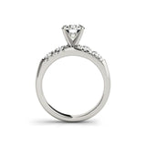 Luxury Jewelry 2pcs Round Sona Diamond Rings Set - Rings Universe