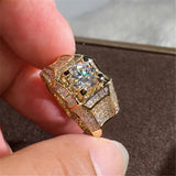 Luxury Solitaire Silver 1Ct. Lab Diamond Cz Ring - ringsuniverse