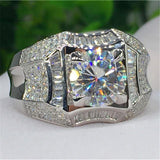 Luxury Solitaire Silver 1Ct. Lab Diamond Cz Ring - ringsuniverse