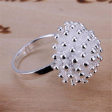 Fashion Silver Firework Coral Ring for Women - Rings Universe