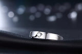 Silver Solitaire AAA+ Quality CZ Diamond Ring for Men - Rings Universe