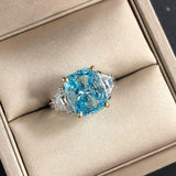 Genuine Silver Lab Created Gemstone Fine Jewelry Rings - ringsuniverse