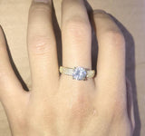 18K RGP Solitaire 2ct AAA+ CZ Diamonds Jewelry Ring - ringsuniverse