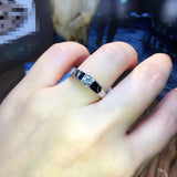 Solitaire Simulated Diamond Engagement Wedding Ring - Rings Universe