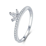 Authentic Fashion Crown Full AAAA Zircon Diamonds Ring - ringsuniverse