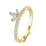 Authentic Fashion Crown Full AAAA Zircon Diamonds Ring - ringsuniverse