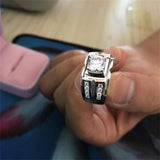 1ct Simulated Diamond 925 Sterling Silver Hip Hop Ring - ringsuniverse
