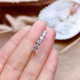 Beautiful Moissanite Diamond Thread Wedding, Engagement Ring - Rings Universe