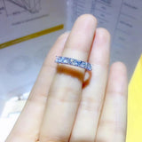 Beautiful Moissanite Diamond Thread Wedding, Engagement Ring - Rings Universe
