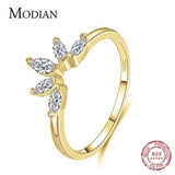 Silver Rhombus AAA+ CZ Diamonds Crown Gold Color Ring - Rings Universe