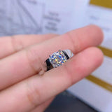 Fascinating 1Ct. Moissanite Diamond Wedding, Engagement Ring - ringsuniverse