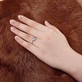 3.0 Carat Elegant Princess Cut Lab Diamond Luxury Wedding Ring - Rings Universe