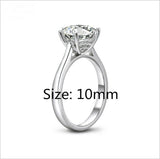 Gorgeous 4.1 Carat Round Cut Lab Diamond Luxury Ring - Rings Universe