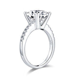 Delightful 3.5 Carat Simulated Diamond Wedding Engagement Ring - ringsuniverse