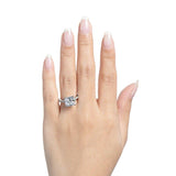 Delightful 3.5 Carat Simulated Diamond Wedding Engagement Ring - ringsuniverse
