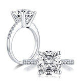 Delightful 3.5 Carat Simulated Diamond Wedding Engagement Ring - ringsuniverse