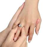 Delightful 3.5 Carat Simulated Diamond Wedding Engagement Ring - ringsuniverse