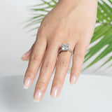 Delightful 3.5 Carat Simulated Diamond Wedding Engagement Ring - ringsuniverse