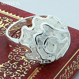 Fashion Silver Rose Ring For Women - Rings Universe